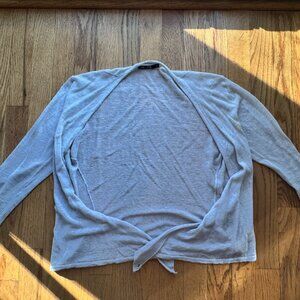 NIC+ZOE Light Gray Lightweight 4-Way Cardigan